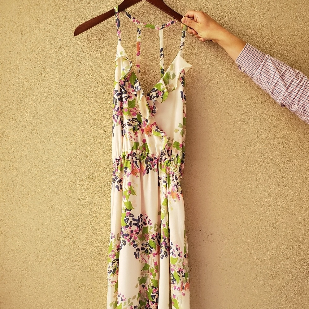 Plum Pretty Sugar Midi Floral Dress